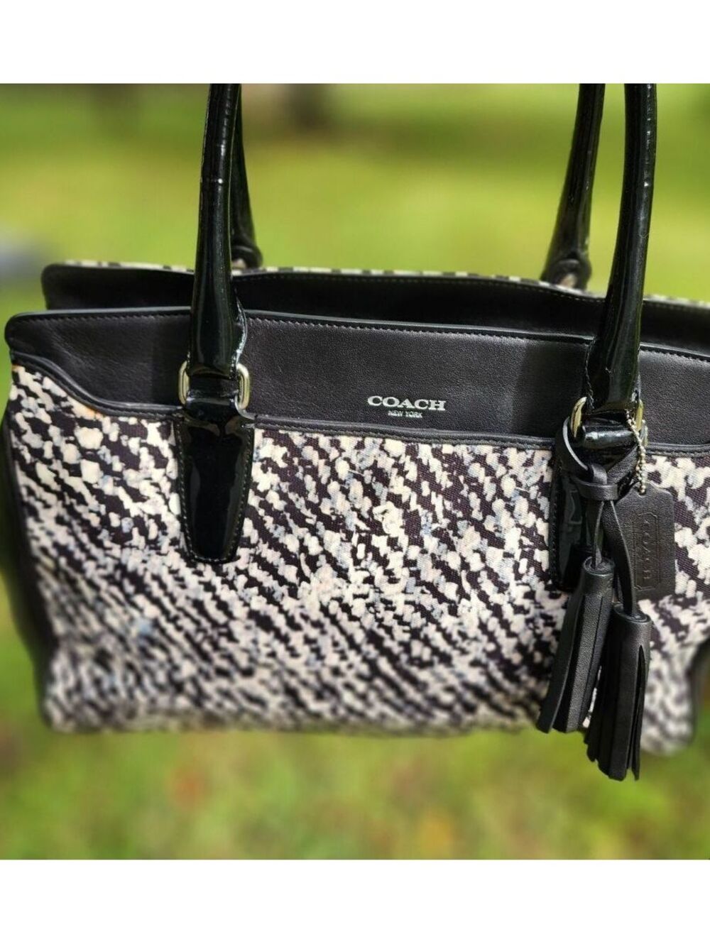 Coach Legacy Donegal Haley Print Sattchel Bag
